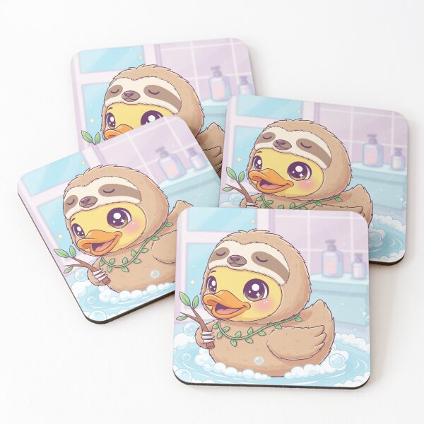 Item preview, Sloth Rubber Ducky designed and sold by mezzilicious.
