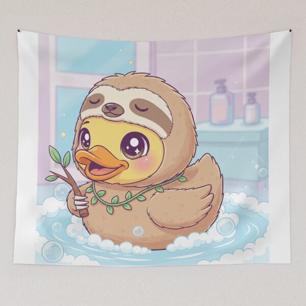 Item preview, Sloth Rubber Ducky designed and sold by mezzilicious.