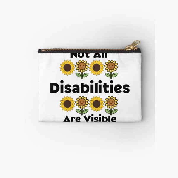 Item preview, Not all Disabilities are visible sunflower lanyard quote designed and sold by Marti’s Shop Corner.