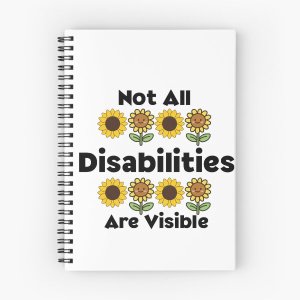Item preview, Not all Disabilities are visible sunflower lanyard quote designed and sold by Marti’s Shop Corner.