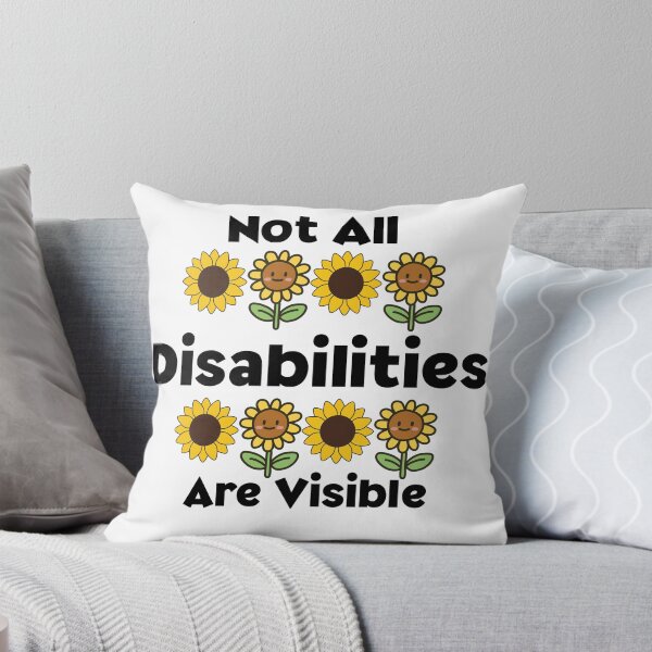 Item preview, Not all Disabilities are visible sunflower lanyard quote designed and sold by Marti’s Shop Corner.