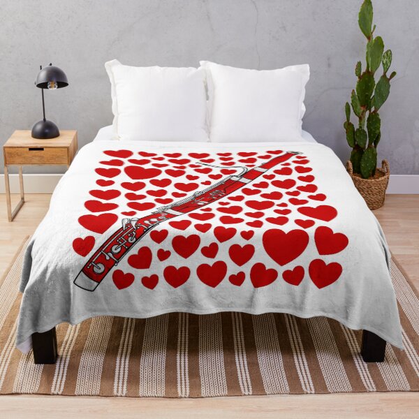 Item preview, Bassoon With Hearts, Valentines Bassoonist Musician Wedding designed and sold by doodlerob.