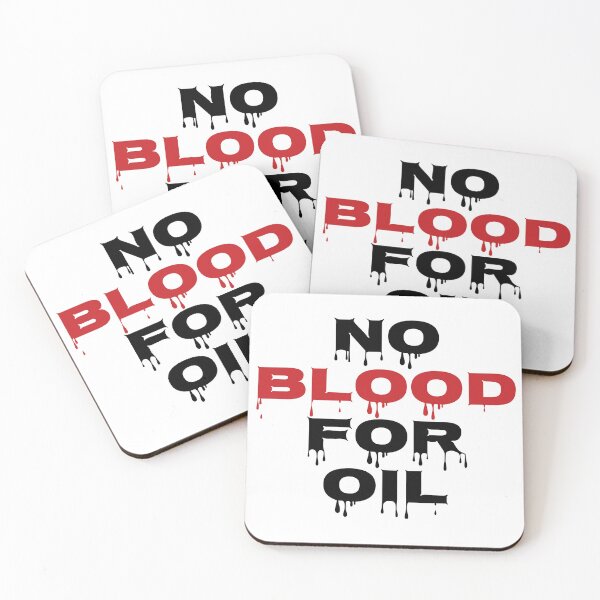 Item preview, No Blood For Oil designed and sold by BANDOFSCRIBBLE Hollywood.