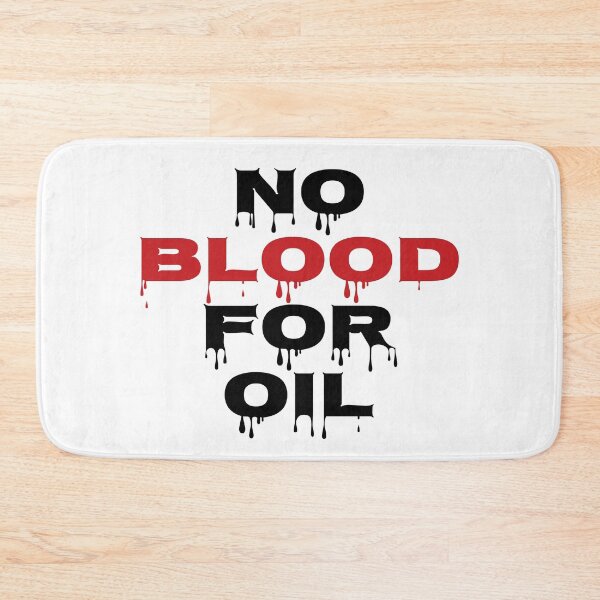 Item preview, No Blood For Oil designed and sold by BANDOFSCRIBBLE Hollywood.