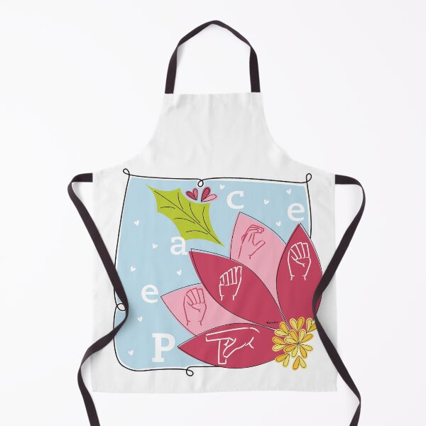 Item preview, Peace Poinsettias in sign language designed and sold by Arbol100.