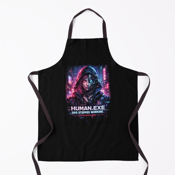 Item preview, Cyberpunk Cyborg Woman - Identity Failure Human.Exe designed and sold by QuoteCanvas.TH.
