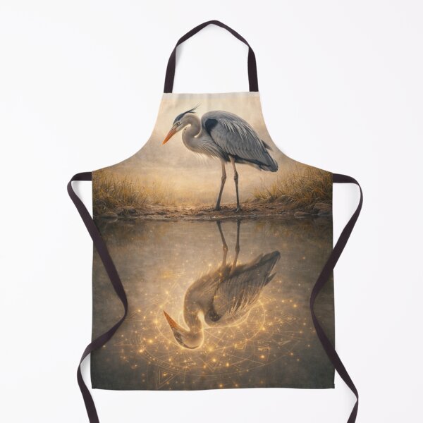 Item preview, Heron of Still Knowing – Reflections Series designed and sold by GeoWild Designs.