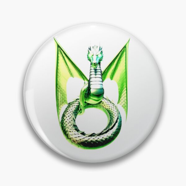 Item preview, Luminous Green Dragon M designed and sold by StickBuAndii.