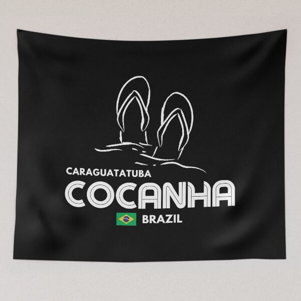 Item preview, Cocanha Beach - Caraguatatuba - Brazil  designed and sold by Sketch-Shack.