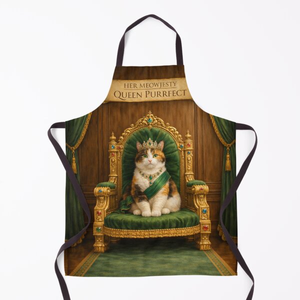 Item preview, Calico Royal Cat – Her Meowjesty Queen Purrfect designed and sold by PurrfectWhisper.