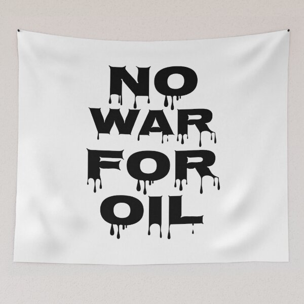 Item preview, No War For Oil designed and sold by BANDOFSCRIBBLE Hollywood.