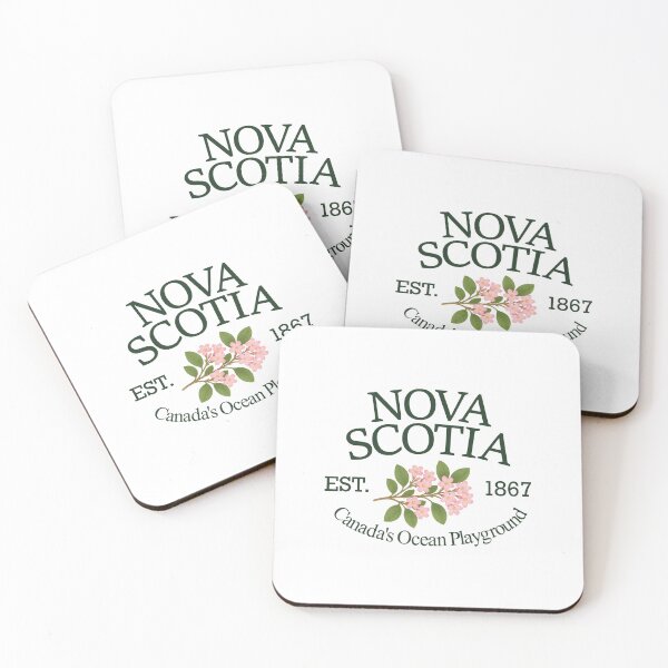 Item preview, Canada's Ocean Playground - Vintage Nova Scotia Mayflower (Green Text on White) designed and sold by Moth and Moonstone Shop.