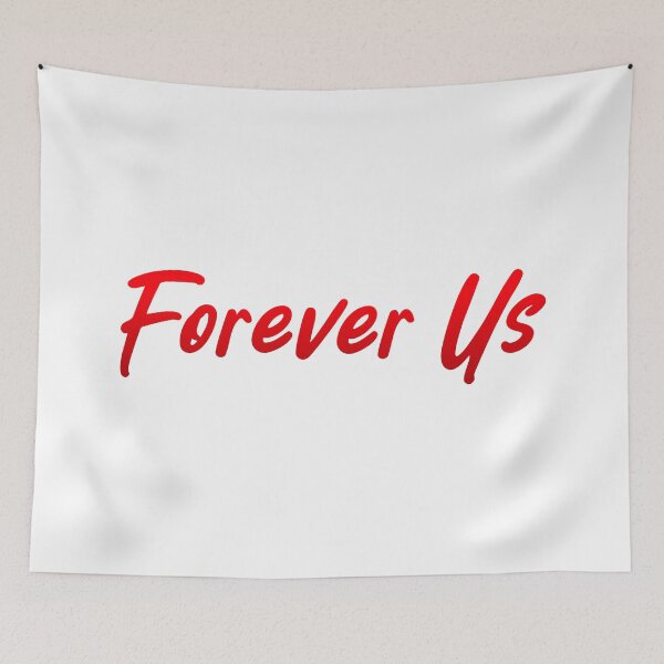 Item preview, Forever us, Red Handwritten  designed and sold by Memes N Lore .