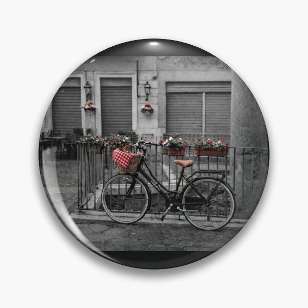 Item preview, Rome, a Pause Between Rides - Magic Black & Red - Nati Baleno designed and sold by NatiBaleno.