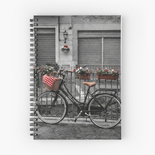 Item preview, Rome, a Pause Between Rides - Magic Black & Red - Nati Baleno designed and sold by NatiBaleno.