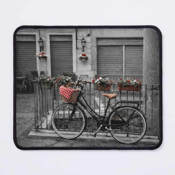 Item preview, Rome, a Pause Between Rides - Magic Black & Red - Nati Baleno designed and sold by NatiBaleno.