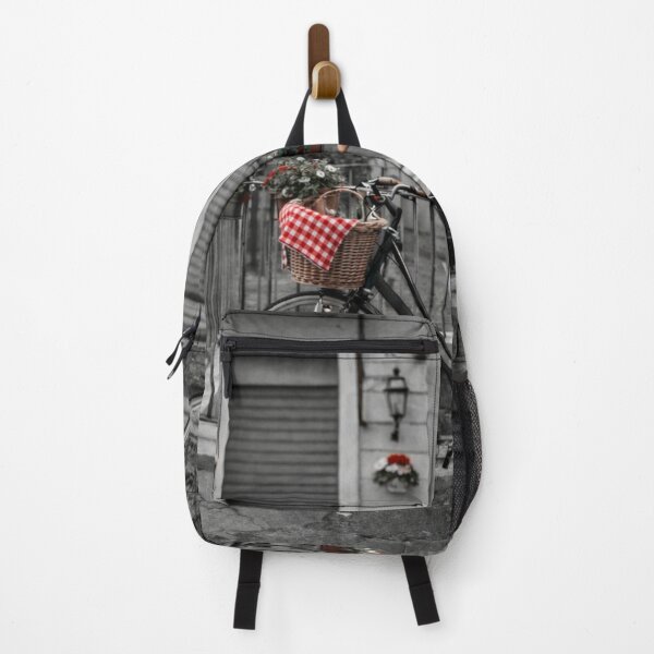 Item preview, Rome, a Pause Between Rides - Magic Black & Red - Nati Baleno designed and sold by NatiBaleno.
