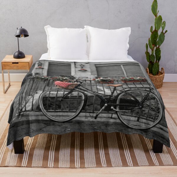 Item preview, Rome, a Pause Between Rides - Magic Black & Red - Nati Baleno designed and sold by NatiBaleno.