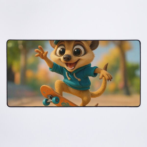 Item preview, Skater Meerkat designed and sold by Sillytoe.