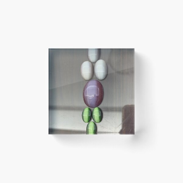 Item preview, Natural stone embellished acrylic  designed and sold by Alrawdah.