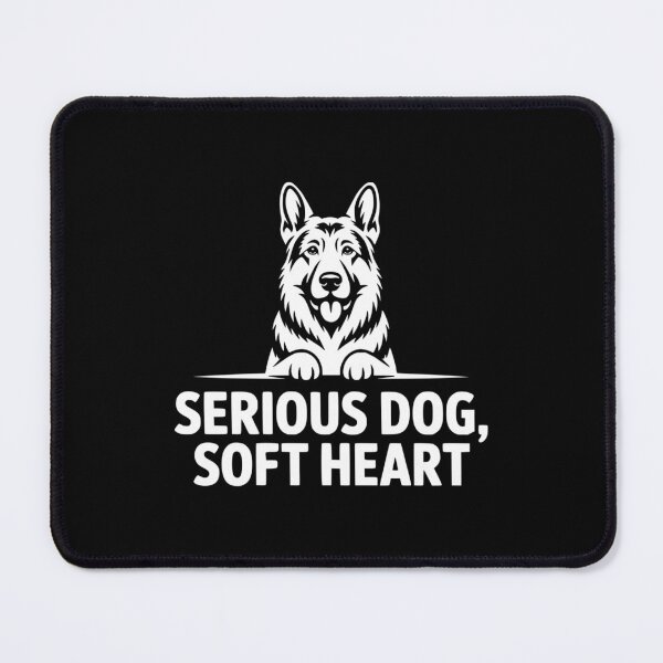 Item preview, Serious Dog, Soft Heart designed and sold by theartfulaspie.