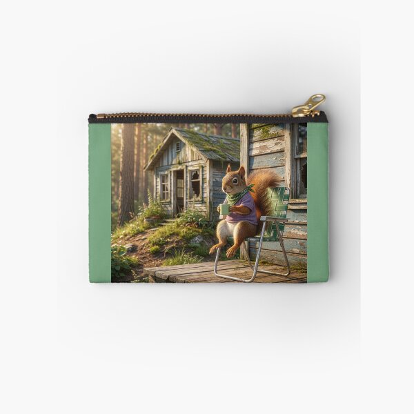 Item preview, Red Squirrel Has Coffee on His Porch designed and sold by Tridentulus.