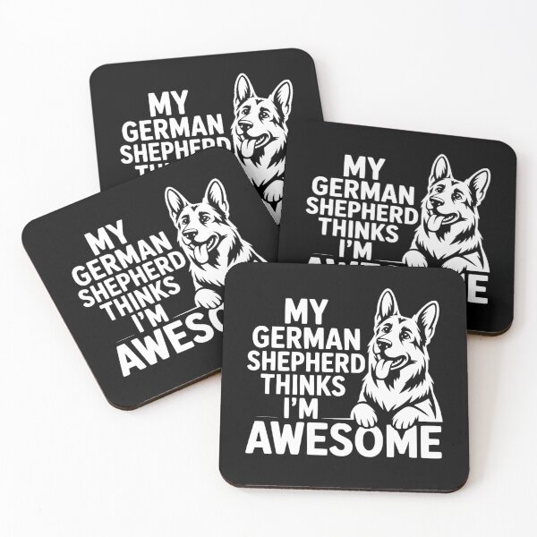 Item preview, My German Shepherd Thinks I’m Awesome designed and sold by theartfulaspie.