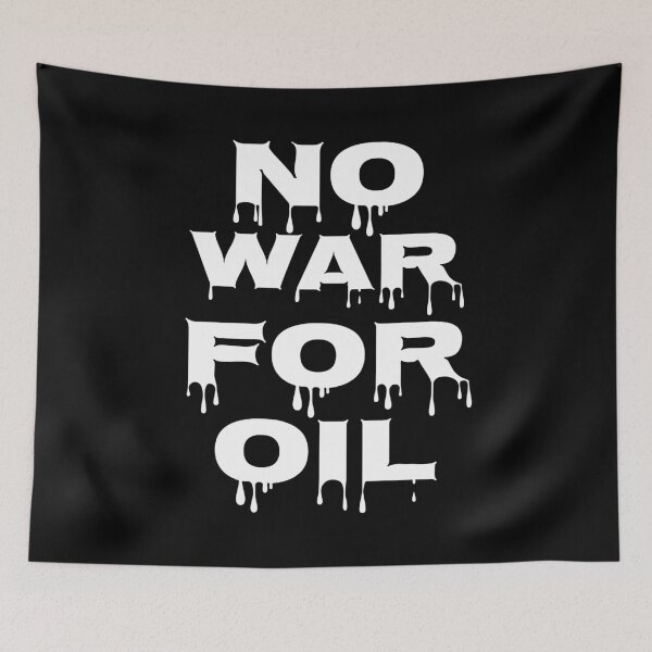 Item preview, No War For Oil designed and sold by BANDOFSCRIBBLE Hollywood.