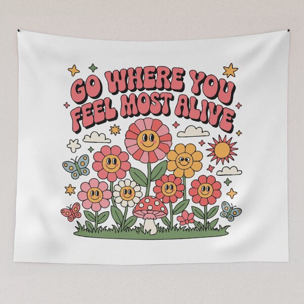 Item preview, GO WHERE YOU FEEL MOST ALIVE designed and sold by DamenGphix.