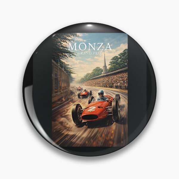 Item preview, MOnza Grand Prix  1967 variation vintage poster designed and sold by Helios Be. Lavsh.