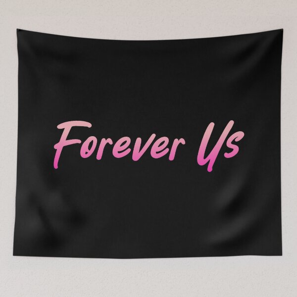 Item preview, Forever us, Pink Handwritten  designed and sold by Memes N Lore .