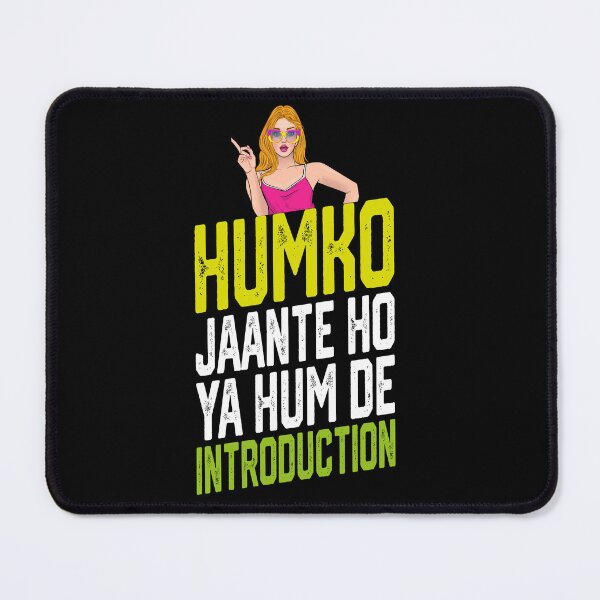 Item preview, Funny Sarcastic Hindi Typography – Quirky Desi Quote Design VER1 designed and sold by mndesignworx.