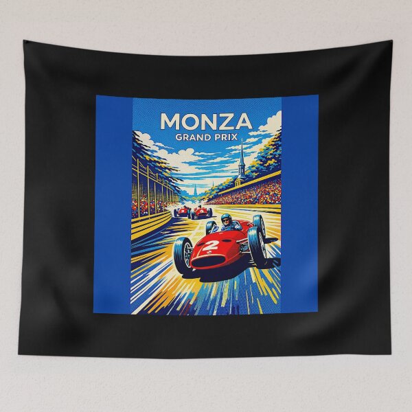 Item preview, Monza Grand Prix  1967 variation vintage poster designed and sold by Helios Be. Lavsh.
