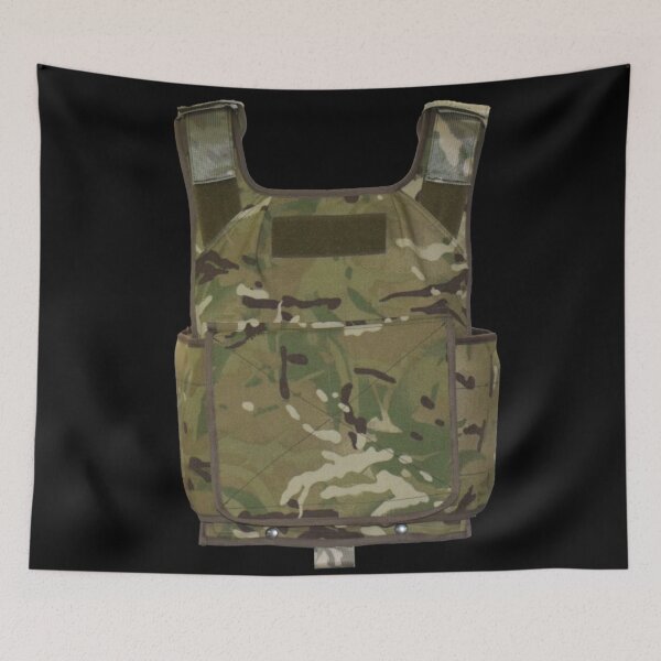 Item preview, Copia de black bulletproof vest designed and sold by NF Designs Studio DTF.