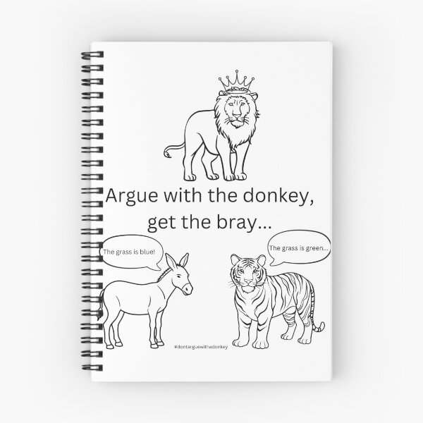 Item preview, Don't Argue With A Donkey (1) designed and sold by LoveGraceValor.