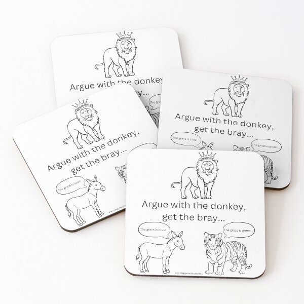 Item preview, Don't Argue With A Donkey (1) designed and sold by LoveGraceValor.