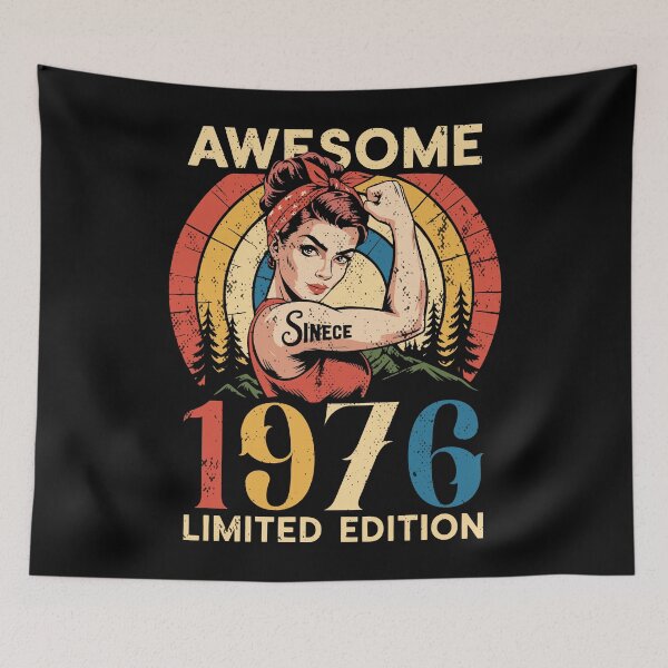 Item preview, Awesome Since 1976 Vintage Women's 50th Birthday  designed and sold by Y-Vibes.