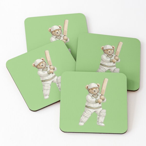Item preview, Vintage Teddy Bear Sports - Cricket designed and sold by MrGoosesStuff.
