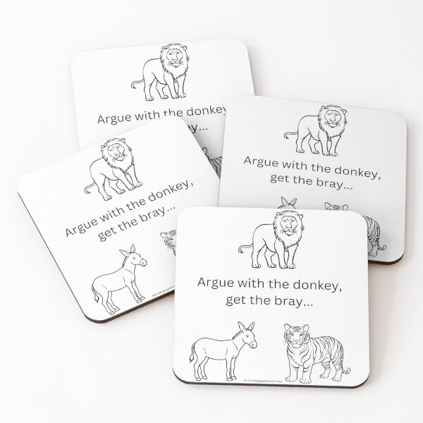 Item preview, Don't Argue With A Donkey (2) designed and sold by LoveGraceValor.