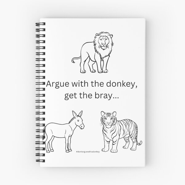 Item preview, Don't Argue With A Donkey (2) designed and sold by LoveGraceValor.