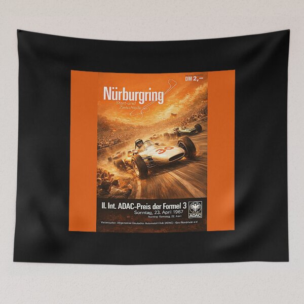 Item preview, Nurburgring Grand Prix  f3 1967 variation vintage poster designed and sold by Helios Be. Lavsh.