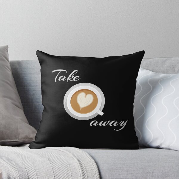 Item preview, Takeaway – Funny Coffee Delivery Typography Design designed and sold by Giota29.