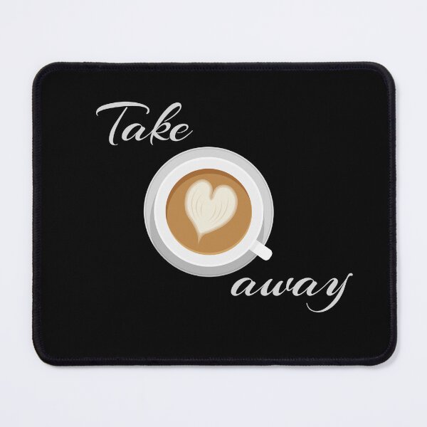 Item preview, Takeaway – Funny Coffee Delivery Typography Design designed and sold by Giota29.