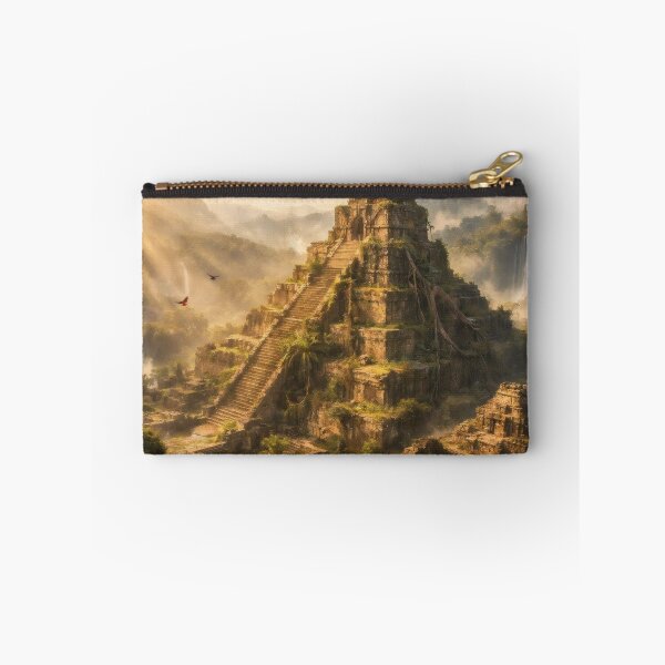 Item preview, Lost Jungle Ruins – Ancient Fantasy Pyramid City Hidden in the Rainforest designed and sold by Spiritveil.