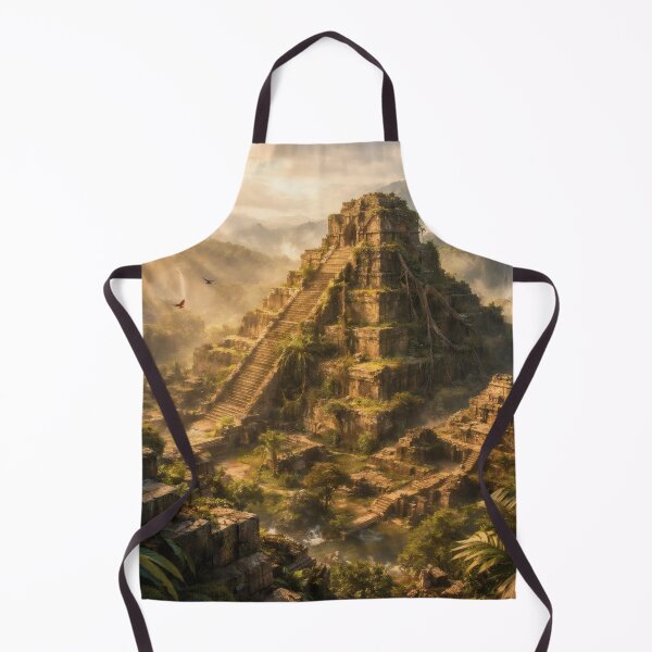 Item preview, Lost Jungle Ruins – Ancient Fantasy Pyramid City Hidden in the Rainforest designed and sold by Spiritveil.