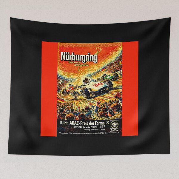 Item preview, Nurburgring Grand Prix  f3 1967 variation vintage poster#1 designed and sold by Helios Be. Lavsh.
