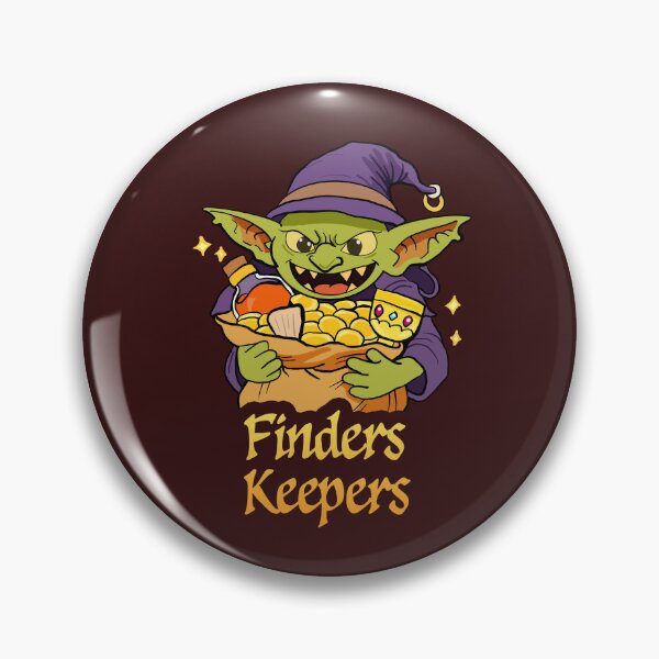 Item preview, Finders Keepers – Cute Goblin Loot Fantasy Design designed and sold by jxmesmxckey.