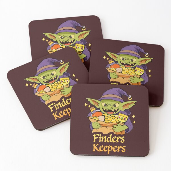 Item preview, Finders Keepers – Cute Goblin Loot Fantasy Design designed and sold by jxmesmxckey.