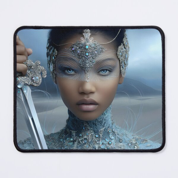 Item preview, Mystical Warrior with Jewel-Encrusted Armor and Sword designed and sold by Artessie.