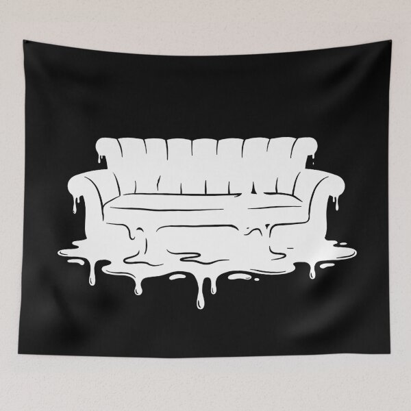 Item preview, Melting Central Perk Sofa Friends (White) designed and sold by Screen Lore.